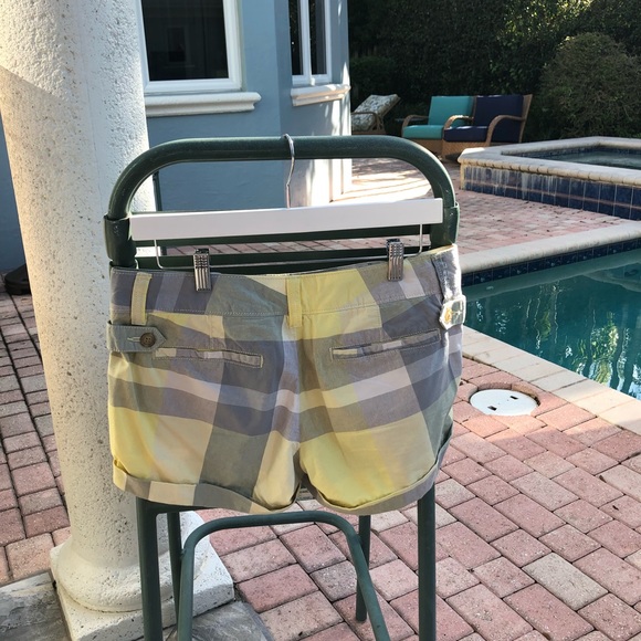 Gray & Yellow Shorts.  Size 6 - Picture 2 of 3